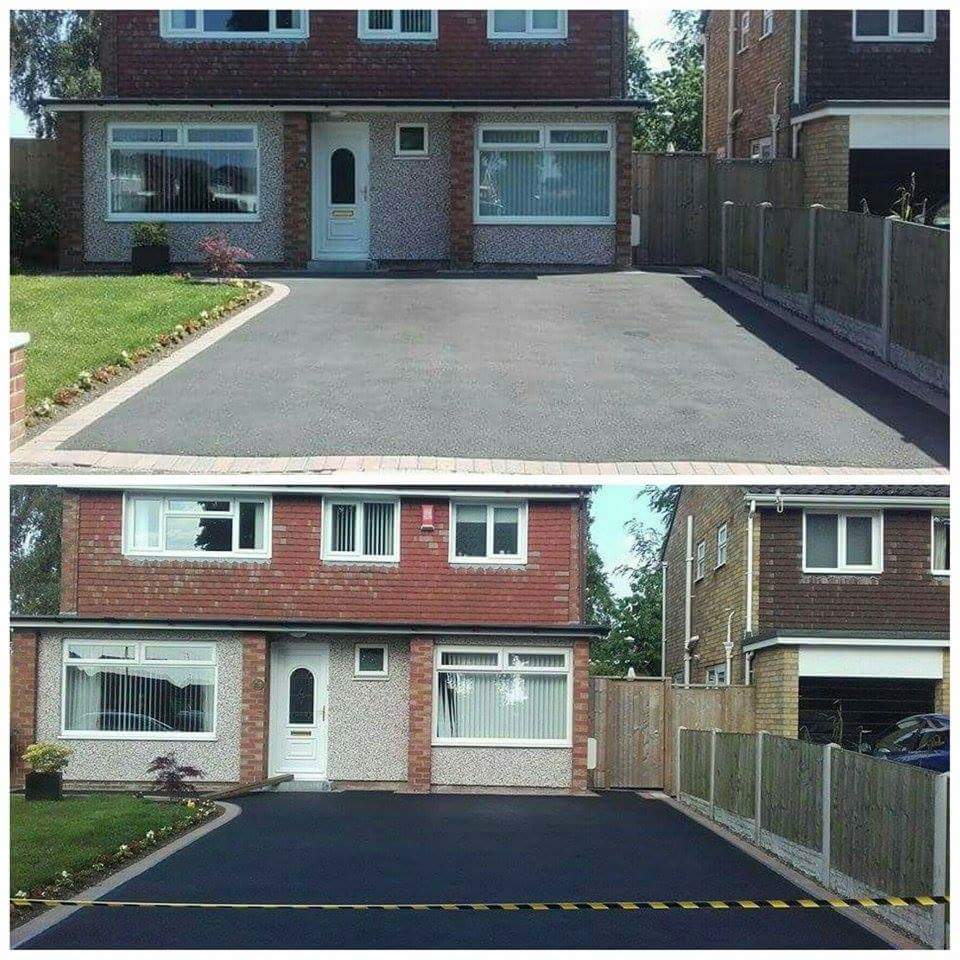 Driveway Cleaning, Oil Patch Removal, Tarmac Restoration - Bromborough, Wirral