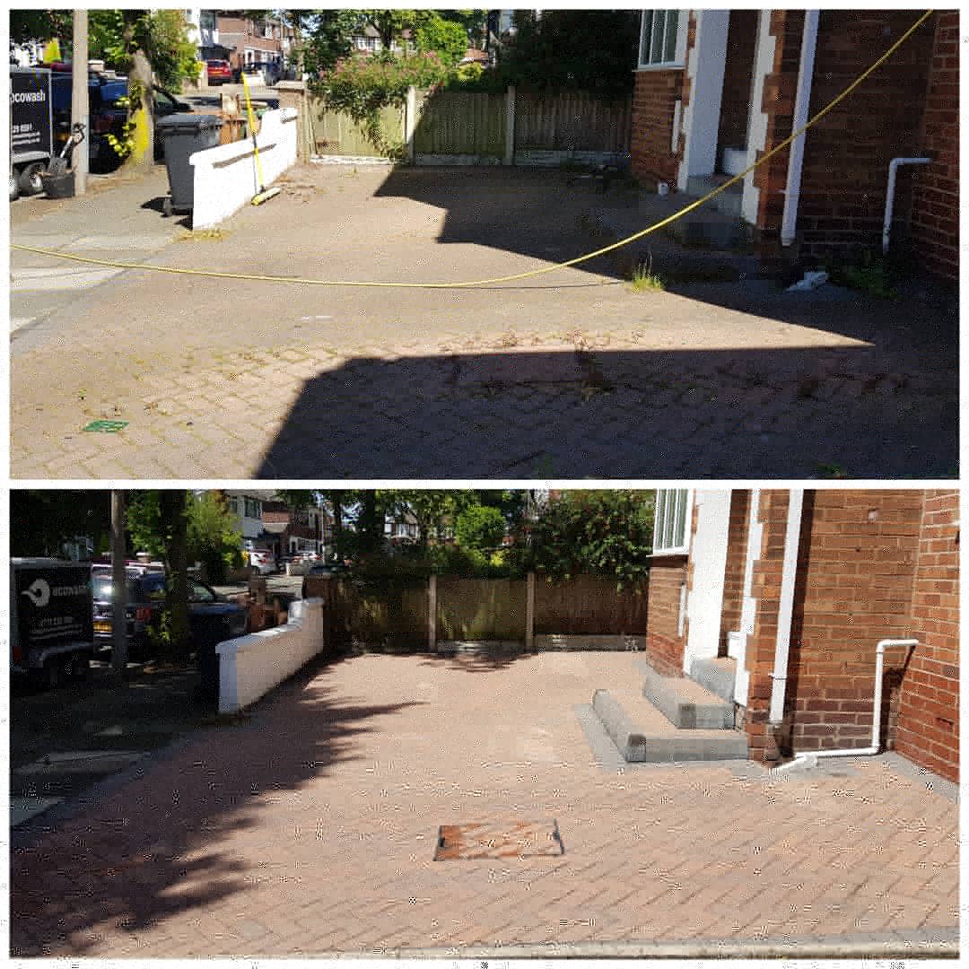IMG_20180625_161045_853 Block Paving Driveway Cleaning / Sealing Preparation - Prenton, Wirral